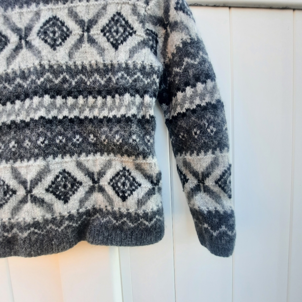 Vintage The Limited Fair Isle Wool Chunky Sweater | America Collection | XS - Picture 6 of 12